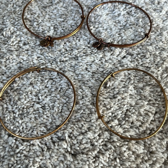 Alex and Ani charm bangles set of 9 - Picture 9 of 11